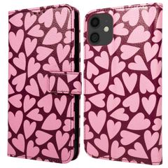 imoshion Étui de télephone portefeuille Design Apple iPhone 11 - Hearty Blush