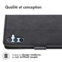 imoshion Étui de télephone portefeuille de luxe Samsung Galaxy A34 (5G) - Noir