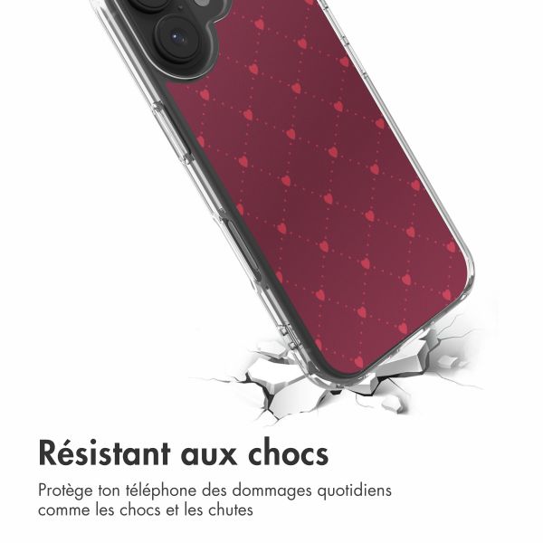 imoshion Coque Design Apple iPhone 17 - Crush Check Coral Dust