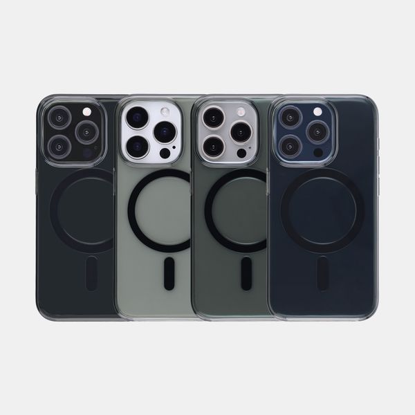 Accezz Lite coque arrière avec MagSafe Apple iPhone 15 Pro - Smokey Clear