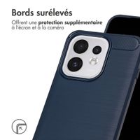 imoshion Coque Brushed Oppo Reno 16 / 16 Pro - Bleu foncé