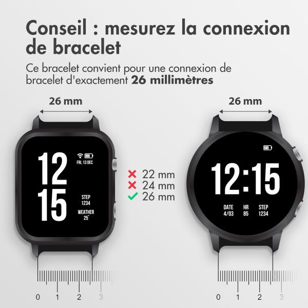 imoshion Bracelet en acier  - Connexion universelle 26 mm - Doré