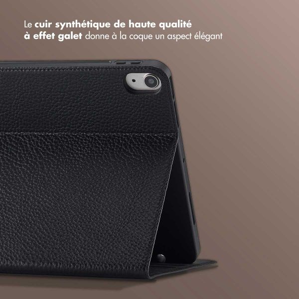 Selencia Coque tablette Riva Apple iPad Air 11 pouces (2026) M4 / (2025) M3 / (2024) M2 / Air 5 (2022) / Air 4 (2020) - Noir