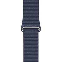 Apple Bracelet Leather Loop Apple Watch | 44/45/46/49 mm - Taille M - Diver Blue