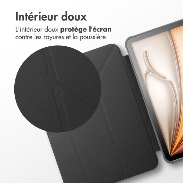 imoshion Coque tablette Origami Apple iPad Pro 11 (2025) M5 / (2024) M4 - Noir