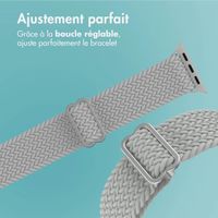 imoshion Bracelet nylon tissé Apple Watch | 38/40/41/42 mm - Gris