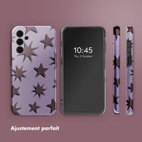 Selencia Coque arrière Vivid Samsung Galaxy A15 (5G/4G) - Stars Plum Lilac