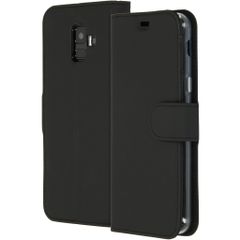 Accezz Étui de télephone Wallet Samsung Galaxy A6 (2018) - Noir