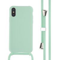 imoshion Coque en silicone avec cordon Apple iPhone X / Xs - Vert menthe