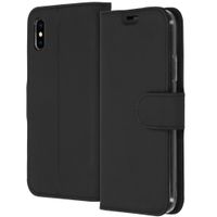 Accezz Étui de télephone Wallet Apple iPhone X / Xs - Noir