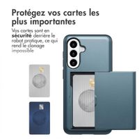 imoshion Coque arrière avec porte-cartes Samsung Galaxy A36 / A56 - Bleu foncé