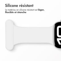 imoshion Bracelet infirmier en silicone Apple Watch | 38/40/41/42 mm - Blanc