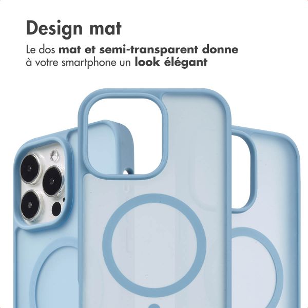 imoshion Coque Color Guard avec MagSafe Apple iPhone 14 Pro Max - Bleu clair