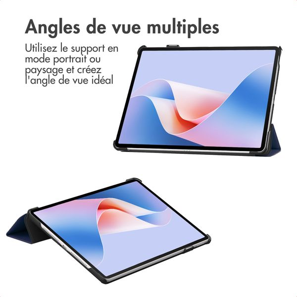 imoshion Coque tablette Trifold Huawei Matepad 11.5s / Huawei Matepad Air 11.5 - Bleu foncé