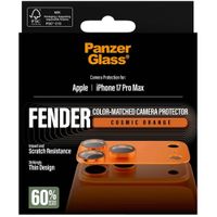 PanzerGlass Fender Protection Caméra iPhone 17 Pro Max - Cosmic Orange
