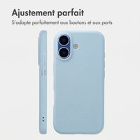 imoshion Coque arrière Texture Apple iPhone 17 - Bleu clair