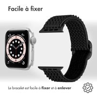 imoshion Bracelet en nylon élastique Apple Watch | 38/40/41/42 mm - Noir