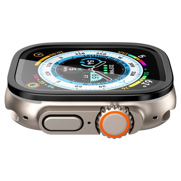 Spigen Protection d'écran Glas.tR Slim Pro Apple Watch Ultra 1 / 2 - 49 mm - Noir