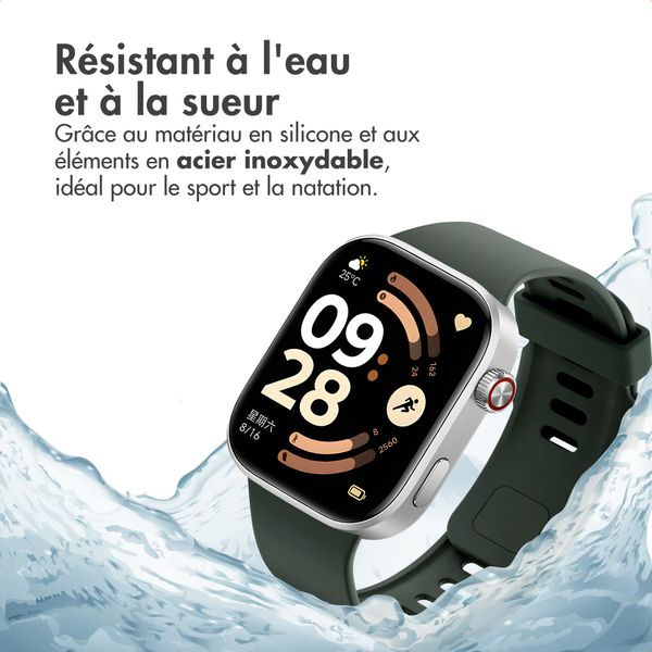 imoshion Bracelet silicone Xiaomi Smart Band 9 Pro / 8 Pro / Redmi Watch 6 / 5 / 4 - Vert foncé