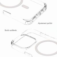 Selencia Coque arrière Rivièra MagSafe avec crochets amovibles Apple iPhone 16 Pro - Transparent