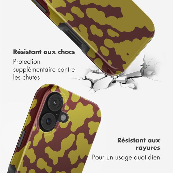 Selencia Coque arrière Vivid avec MagSafe Apple iPhone 16 Pro Max - Moo'd Olive Dust