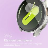 imoshion Coque rigide à couverture complète Samsung Galaxy Watch 7 - 40 mm - Transparent