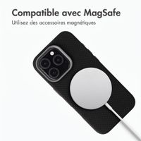 Accezz Coque arrière Mesh avec MagSafe Apple iPhone 15 Pro - Noir