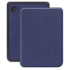 imoshion Étui de liseuse portefeuille Slim Hard Kobo Clara Colour / BW - Bleu foncé
