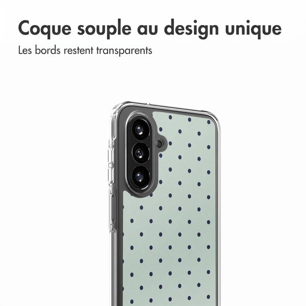 imoshion Coque Design Samsung Galaxy A56 - Polka Dot Mintgroen