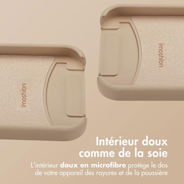 imoshion Coque arrière Color avec cordon amovible et MagSafe Apple iPhone 15 Pro Max - Nude