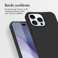 imoshion Coque de couleur avec cordon amovible Apple iPhone 14 Pro Max - Noir