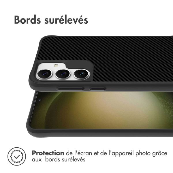 imoshion Rugged Hybrid Carbon Case Samsung Galaxy S24 - Noir