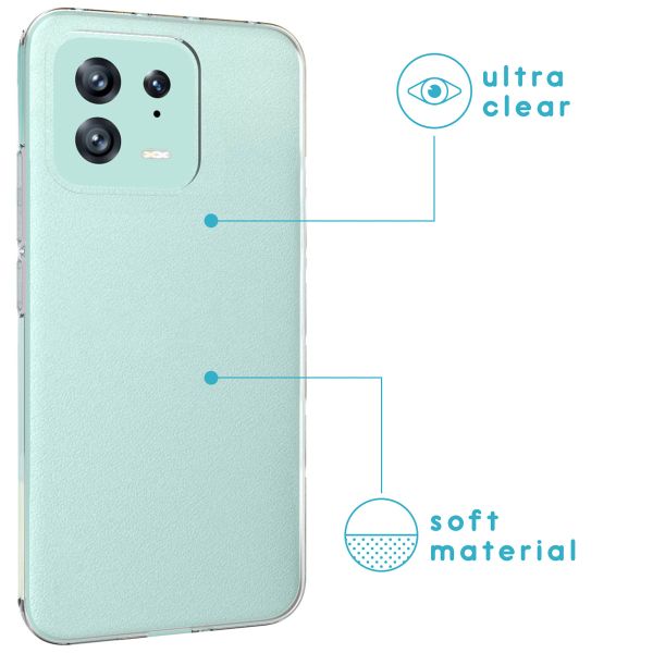 imoshion Softcase Back Cover Xiaomi 13 - Transparent