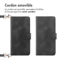 imoshion Etui de télephone portefeuille avec cordon Samsung Galaxy A35 - Noir