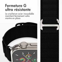 imoshion Bracelet en nylon Alpine Apple Watch | 44/45/46/49 mm - Noir