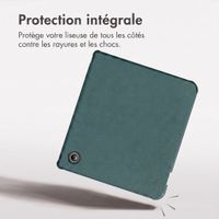 imoshion Étui de liseuse portefeuille Pliable Kobo Libra Colour - Vert foncé