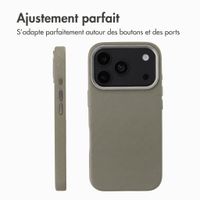 Accezz Coque arrière Mesh avec MagSafe Apple iPhone 17 Pro Max - Gris foncé
