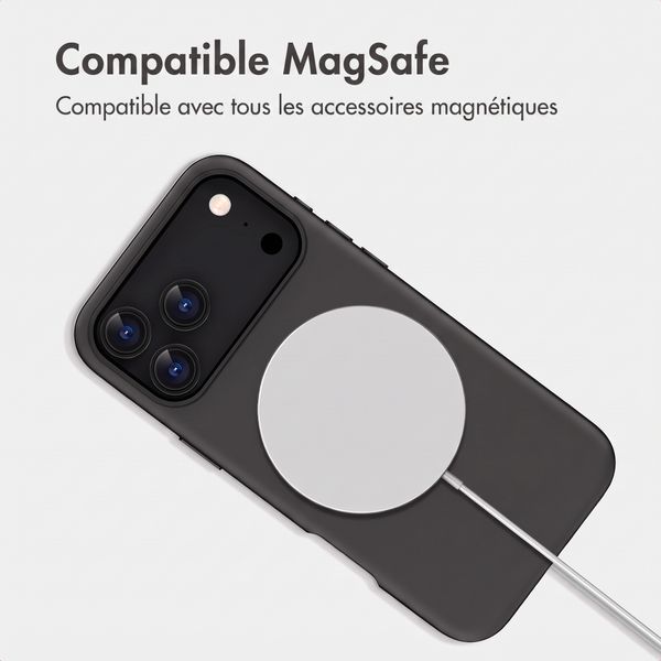 imoshion Coque arrière Color avec Thin MagSafe Ring Apple iPhone 18 Pro Max / 17 Pro Max - Noir