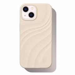 iDeal of Sweden Coque Soft Swirl Silicone MagSafe Apple iPhone 17e / 16e / 15 / 14 / 13 - Cloud Dancer