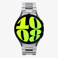 Spigen Bracelet Modern Fit en acier 316L Samsung Galaxy Watch 4 / 5 / 6 / 7 / FE (20 mm) - Silver