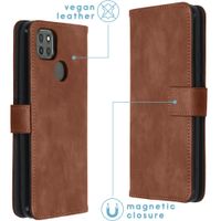 imoshion Étui de télephone portefeuille de luxe Motorola Moto G9 Power - Marron