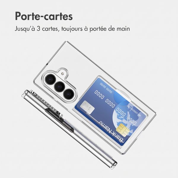 imoshion Backcover avec porte-cartes Samsung Galaxy Z Fold 8 Ultra - Transparent