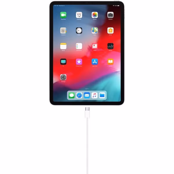 Apple Lot USB-C | Adaptateur secteur USB-C 20 watts + Câble de charge USB-C vers USB-C - 2 mètres - Blanc