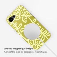 Selencia Coque arrière Vivid avec MagSafe Apple iPhone 17e / 16e - Chalky Bloom