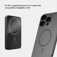 Selencia Powerbank Vivid 5 000 mAh - MagSafe et Qi - Black / Wavy Baby Choco