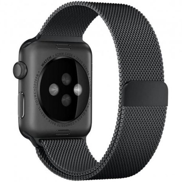 WiWu Bracelet milanais Apple Watch | 44/45/46/49 mm - Noir