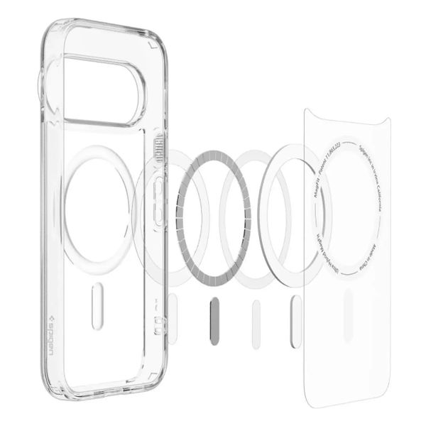 Spigen Coque Ultra Hybrid MagSafe Google Pixel 11 Pro XL - Clear / White