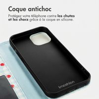 imoshion Étui de télephone portefeuille Design Apple iPhone 14 - Cherry Check