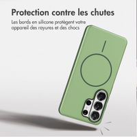 imoshion Coque arrière Color avec Thin MagSafe Ring Samsung Galaxy S26 Ultra - Vert foncé