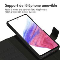 Accezz Premium Leather 2 in 1 Wallet Bookcase Samsung Galaxy A53 - Noir